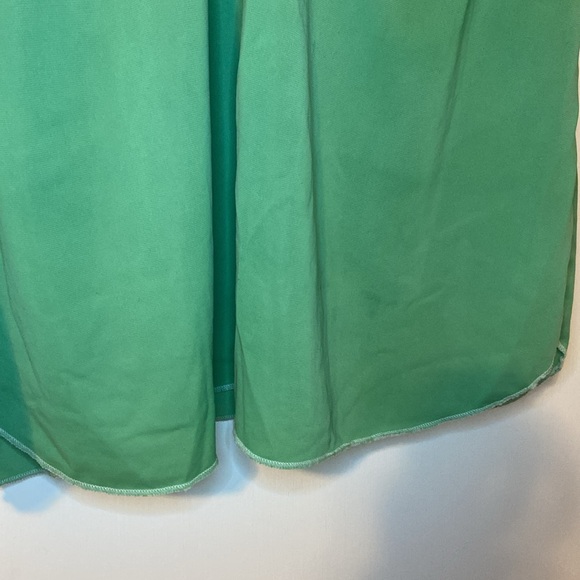 Vintage Hand-dyed Green Lace Trim Camisole Slip Top - Picture 13 of 13